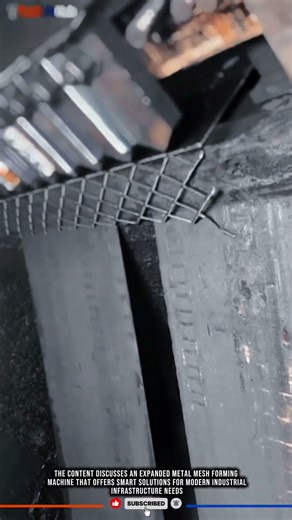 Innovation Expanded Metal: Sheet Plate Forming, Zero Waste, High Strength Mesh #tech