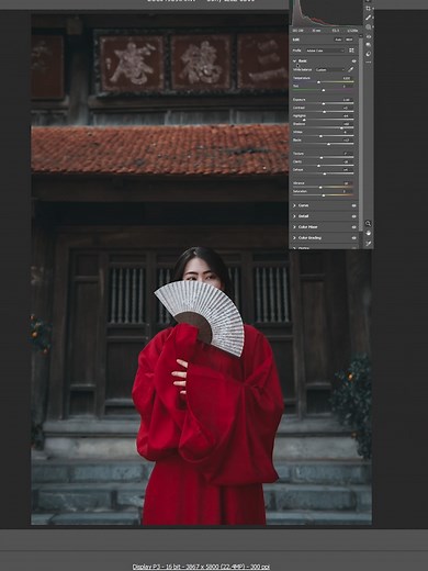 Cách mình chỉnh màu ảnh trên chùa theo mood cinematic bằng Lightroom/Camera Raw #tutorial #lightroom #photography #cropfoto