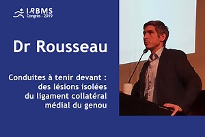 Lésion isolée du ligament collatéral médial du genou | IRBMS