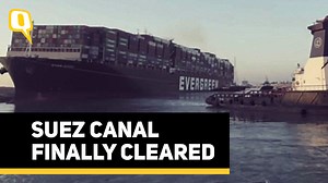 61K views · 700 reactions | A week after getting stuck in the #SuezCanal, the giant ship ‘#EverGiven’ was almost fully refloated on Monday, 29 March, and its engines have been restarted. | The Quint | Facebook