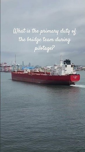 What is the primary duty of the bridge team during pilotage? #Master-pilot