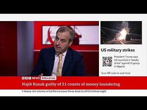 BBC News: Malaysia's former Prime Minister Najib Razak found guilty in 1MDB scandal 26 Dec 2025 0910