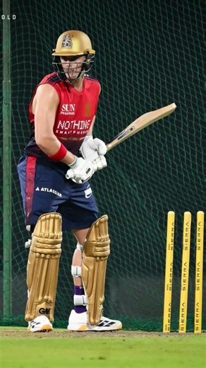 Guwahati Training Diaries: Red, Blue, and Gold edition. 💪💯 #rcbfans