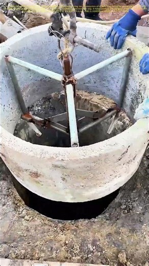 Lowering the Well Ring: Ensuring a Sturdy Foundation