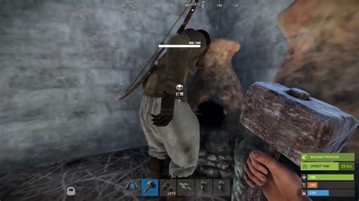 RUST - 爆笑整人！开启隐身模式调戏玩家！