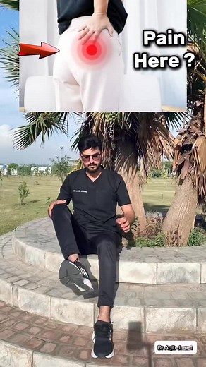 3.2K views · 111 reactions | Buttock Pain & piriformis syndrome relief stretch ✅ #Hippain #piriformis #piriformissyndrome #buttockpain #stretching #excercise #reels #foryou | Dr Aqib Jamal PT | Facebook