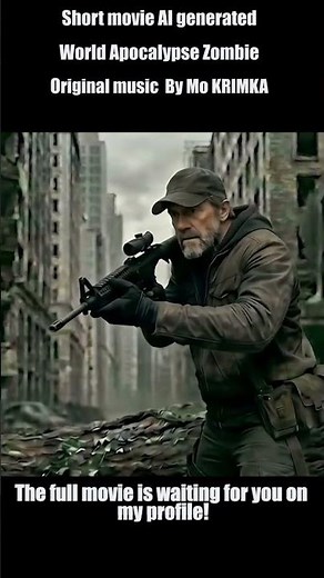 One Man vs Thousands of Zombies | Full Movie Link in Comments #aishortfilm #aifilmmaking #aivideo