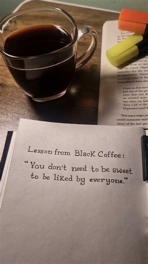 Lesson from black coffee☕️ ....#coffee #learning #kindness #internationallyeducatednurse #viral