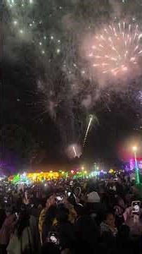 Inauguración alumbrado Puente de #boyacá #diciembre #alumbrado #fuegosartificiales