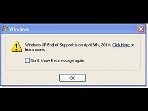 WINDOWS XP END of SUPPORT 8.04.14