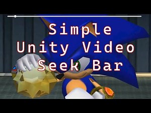 How to Make a Draggable Progress Bar for Videos in Unity