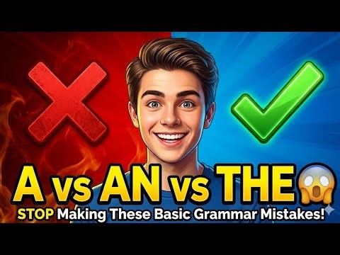 Learn English Articles (A, An, The) in 2 Minutes | Easy Trick for Beginners #english #youtube