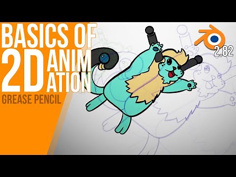 How to 2D animate with GREASE PENCIL | Blender 2.82 | Tutorial