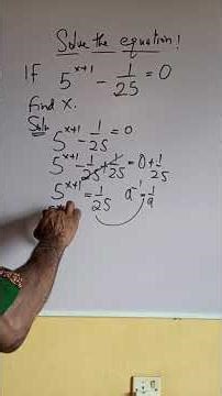 Exponential Equation#maths #fyppppp