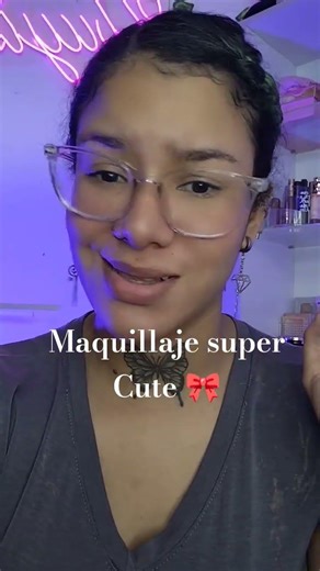 maquillaje cute fácil y muy lindo 🎀 Tutorial en mi perfil ✨ #maquillaje #glowup #maquillajecute