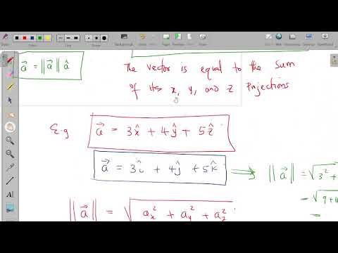 Applied Maths - 11. Component form of a vector