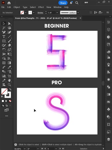 Creating Text Effects with Adobe Illustrator Water Brush