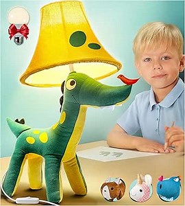 Dinosaur Kids Lamp for Boys Bedroom - 20", Boys lamp for Kids Room - Cute Christmas Gifts, Birthday Gifts for All Ages: Toddler Girls, Children, Grandkids 3 4 5 and Up Years Old, Sister, Brother