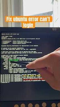 How to fix Ubuntu error can’t login to the desktop screen #ubuntu #linuxdesktop #kubuntu