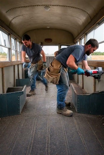 Abandoned Rusty Bus Turned Into a Beautiful Tiny House | Amazing Timelapse Transformation