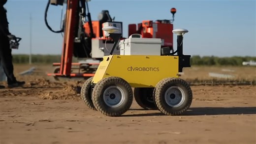 自主测量机器人亮相工地，让测绘工作变得异常简单_腾讯新闻