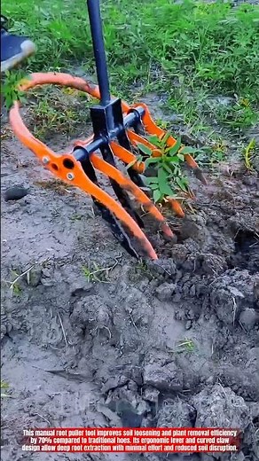 Super Innovative Manual Root Puller Tool : Best Efficient Soil Extraction System