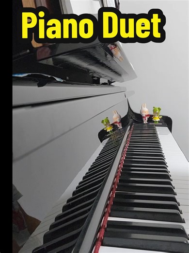 Pre Exam Practise #teacherandstudent #pianoduet #iloveteaching #createtowin #fyp