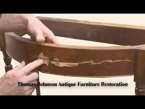 DRAMATIC Furniture Restoration! - Thomas Johnson Antique Furniture Restoration