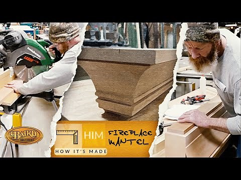 Building a Fireplace Mantel From Start to Finish | How It’s Made