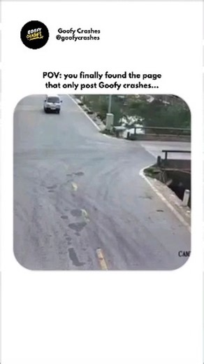 Goofy Crashes | Car Crashes on Instagram: "Nobody was injured in the making of this video. Falling asleep at the wheel is one of the most dangerous situations a driver can face, with potentially catastrophic consequences. Fatigue impairs reaction times, decision-making, and awareness, making it as hazardous as driving under the influence of alcohol. When a driver dozes off, even for a few seconds, they lose control of the vehicle, putting themselves, passengers, and other road users at immediate