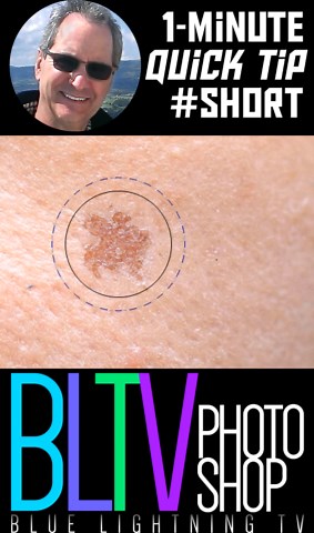 1- Minute Quick Tip Remove Blemishes with the SPOT REMOVAL Tool in Camera Raw! #short