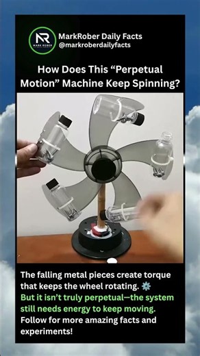 How Does This “Perpetual Motion” Machine Keep Spinning? #facts