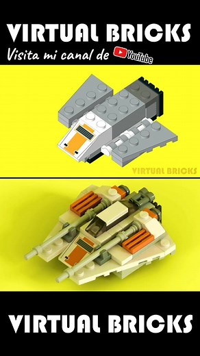 Tutorial lego mini micro nave starwars, como construir una nave espacial lego #starwarslego #como #moc #mech #autos #tutoriales #lego #micro #armar #vehicle #starwars #carros