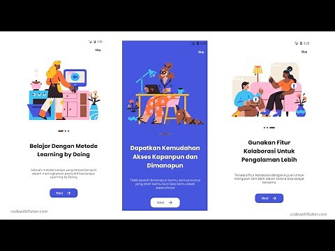 Flutter Onboarding Screen Only One Time | Flutter Tutorial | Code With Flutter