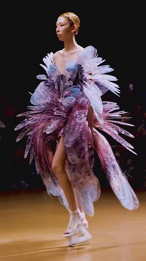 Iris van Herpen Official on Instagram: "The Sensory Seas gowns are among the exceptional center pieces of our upcoming ‘Sculpting the Senses’ exhibition at the @ArtScienceMuseumsg in Singapore. One of Iris’s most striking inspirations comes from the intricate and mysterious world of marine life and the sensory experiences of deep-sea creatures, informing the fluidity, movements and transparencies in her work. By fusing biomimicry with pioneering techniques developed inside the atelier, the Senso