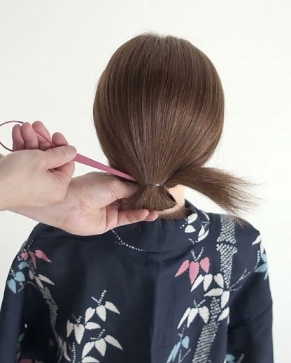 [No Bobby Pins] Easy Hair Loop Tool Low Bun for Medium Hair | Elegant & Quick Updo Tutorial