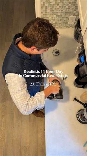 Trevor Chapman on Instagram: "Realistic 14 Hour Day In Commercial Real Estate #Dallas Follow For Daily Posts"
