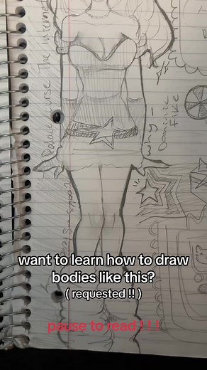 How to draw body female tutorial - Traditional Art Tutorial