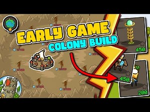 Grow Castle EARTH COLONY Build (No Items) | Lightning Setup