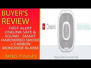 Review First Alert Onelink Safe & Sound - Smart Hardwired Smoke + Carbon Monoxide Alarm