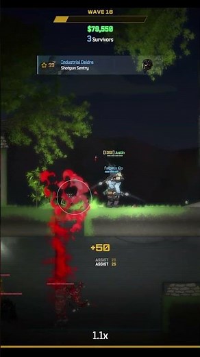 Zombie Survival in DEADSWITCH COMBAT! #deadswitchcombat #2d #indiegame