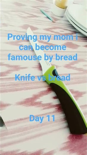 This Knife Destroys Bread #satisfying #asmr #foodchallenge