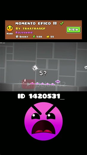 Momento Epico II 👀 #geometrydash #shorts #gd