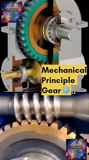 Worm Gear Explained: Power Transmission & Mechanical Principles#shorts