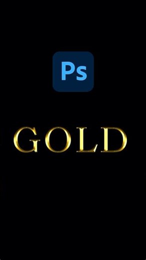 Create Luxury Gold Text in Photoshop 🔥 | Quick Tutorial #photoshop