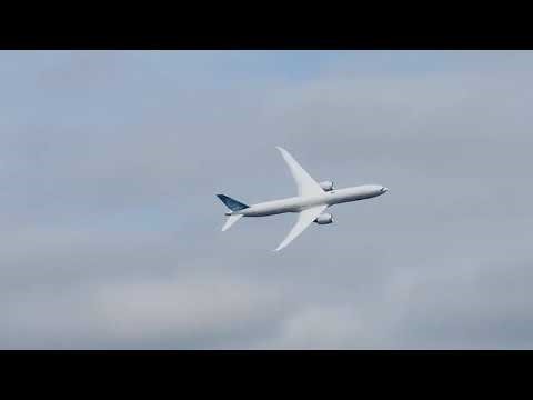 Boeing 777-9X Demonstrates Extreme Wing Flexibility| SeaFair 2025