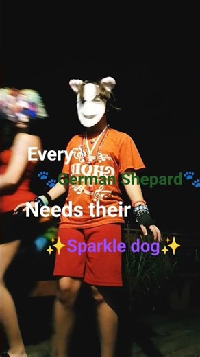 Every German Sheppard needs their sparkle dog!!