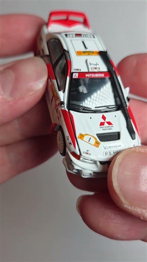 Pop Race 231 Mitsubishi Lancer Evolution IV #1 1998 Safari Rally Kenia 1:64 #shorts