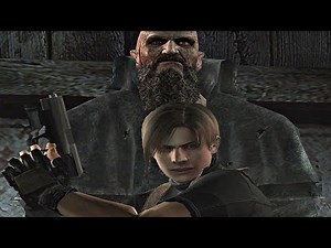 Resident Evil 4 PS4 - Village Chief All Cutscenes & Boss Fight