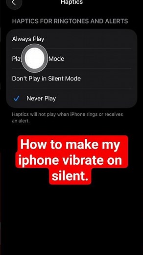 How to make my iphone vibrate on silent. 2025 | 2026 #iphone #iphonesettings #smartphone